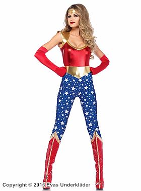 Wonder Woman, Kostüm-Catsuit, Sterne